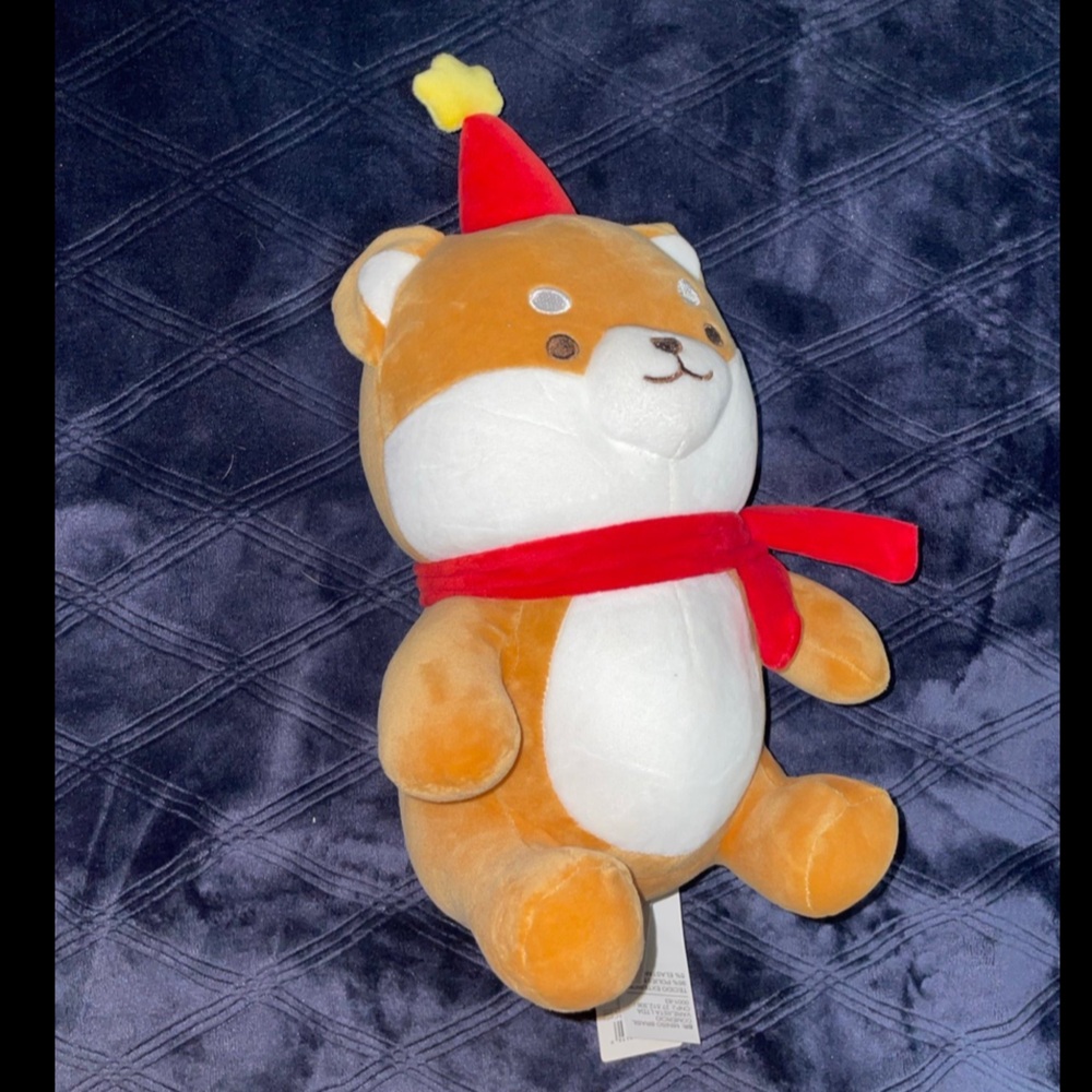 Miniso Mini Family Series for Christmas-Sitting Shiba
Inu Plush Toy
